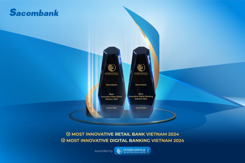 Sacombank nhận 2 giải thưởng