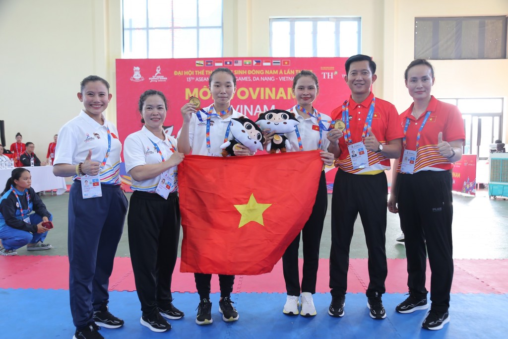 tính đến ngày 5/6, Đoàn thể thao Việt Nam đang dẫn đầu bảng tổng sắp huy chương