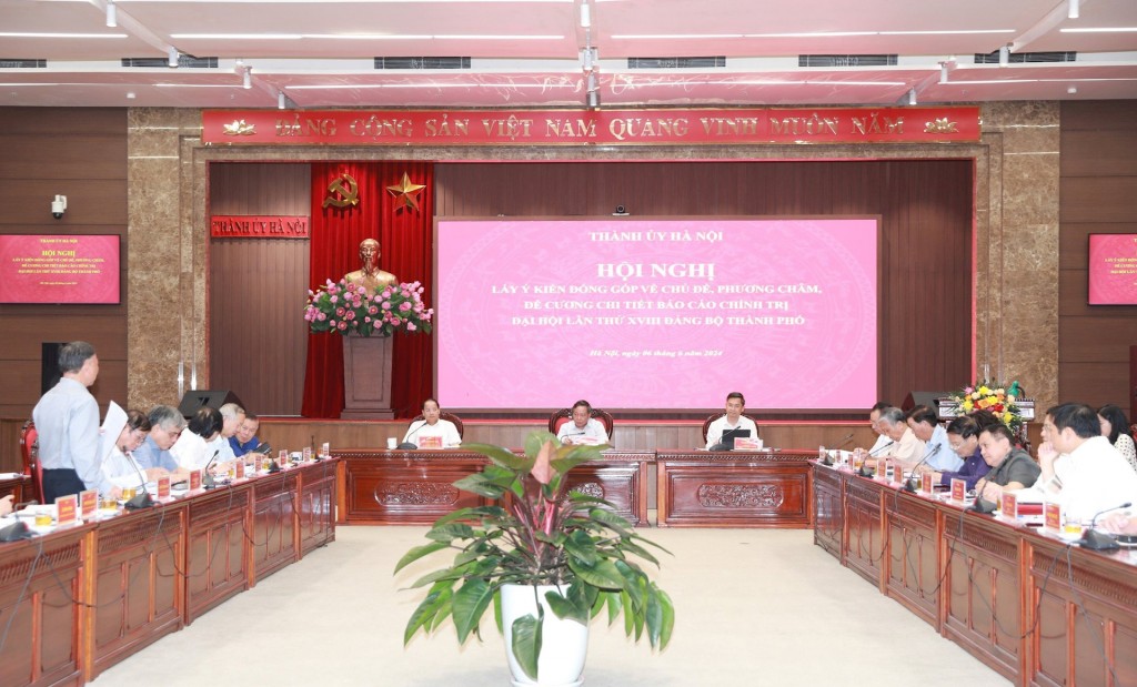 Hà Nội lấy ý kiến đóng góp vào các nội dung Đại hội XVIII