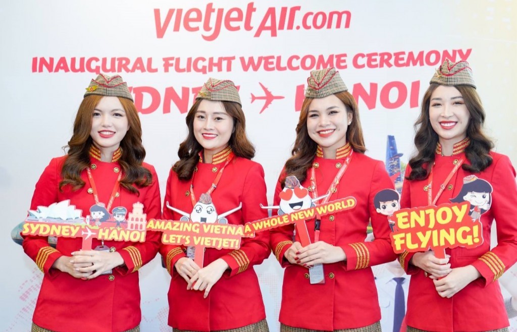 Vietjet: Đường bay mới Hà Nội - Sydney giảm tới 50% hạng vé thương gia
