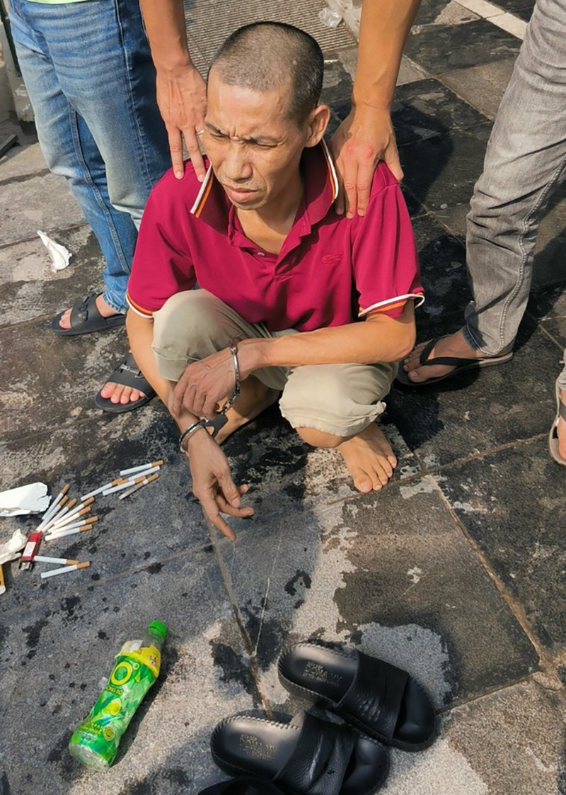 Vũ Huy Giang bị bắt quả tang về hành vi mua bán trái phép chất ma túy
