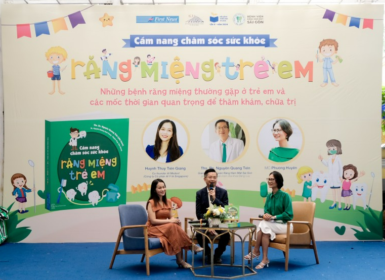Buổi tọa đàm về chăm sóc sức khỏe răng miệng cho trẻ em tại Đường sách Thành phố Hồ Chí Minh