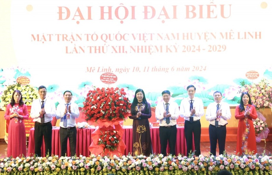 Đồng chí Lê Sỹ Cường làm Chủ tịch Mặt trận huyện Mê Linh
