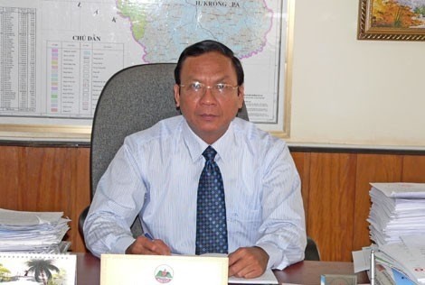 Ông Phùng Ngọc Mỹ - nguyên Phó chủ tịch UBND tỉnh Gia Lai. Ảnh: Tỉnh ủy Gia Lai 