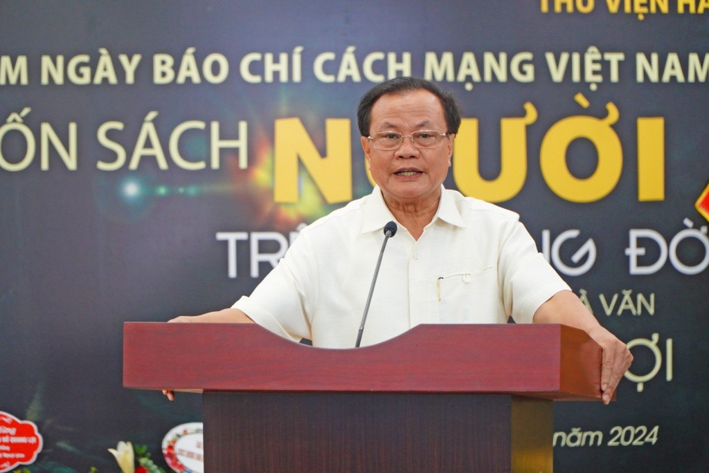 Đồng chí Phạm Quang Nghị - nguyên Ủy viên Bộ Chính trị, Bí thư Thành uỷ Hà Nội đánh giá cao những đóng góp của nhà báo Hồ Quang Lợi
