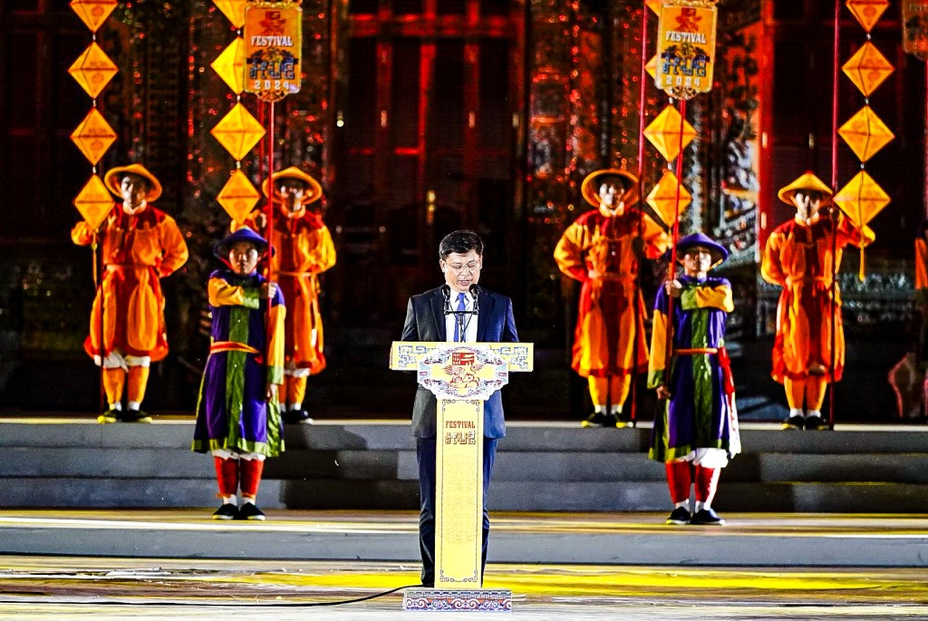 Phó Chủ tịch Thường trực UBND tỉnh Thừa Thiên - Huế Phan Thanh Bình phát biểu tại lễ bế mạc