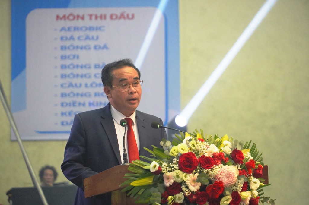 Phó Chủ tịch UBND tỉnh  Quảng Nam Trần Anh Tuấn - Trưởng ban chỉ đạo HKPĐ khu vực III phát biểu khai mạc.