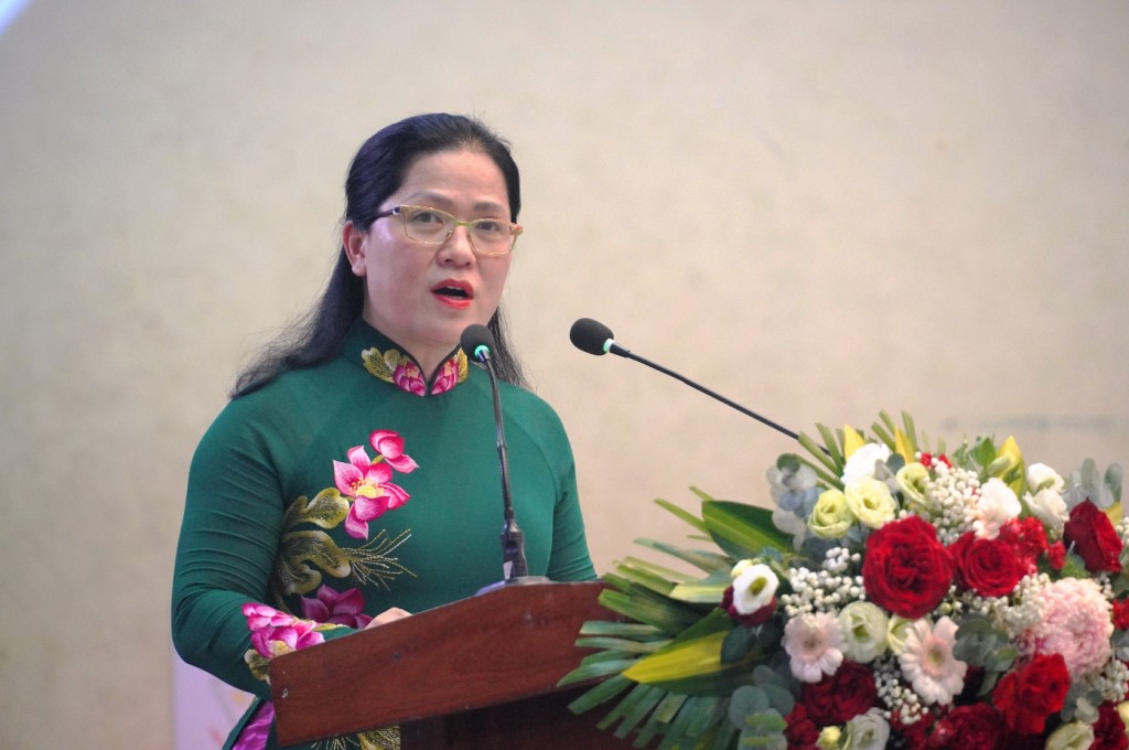 Thứ trưởng Bộ GD&ĐT Nguyễn Thị Kim Chi phát biểu chỉ đạo HKPĐ toàn quốc khu vực III.
