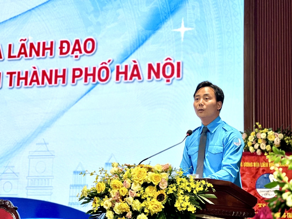 Anh Đinh Ngọc Thanh tái cử Chủ tịch Hội LHTN Việt Nam quận Tây Hồ khoá VI