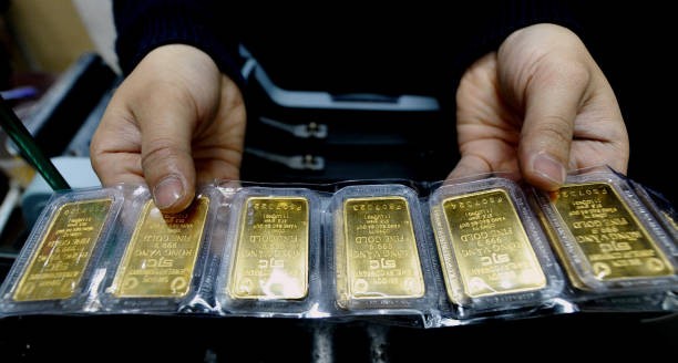 Giá vàng trong nước đang chững lại