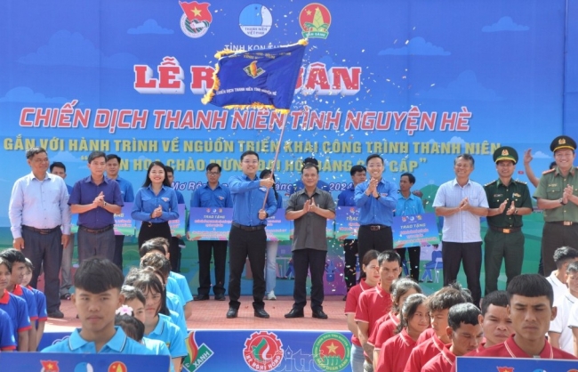 Tuổi trẻ Kon Tum ra quân Chiến dịch Thanh niên tình nguyện hè 2024