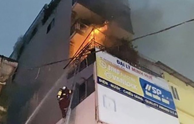 Công an TP thông tin ban đầu vụ cháy trên phố Định Công Hạ