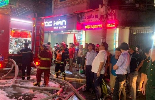 Khẩn trương khắc phục hậu quả vụ cháy tại quận Hoàng Mai