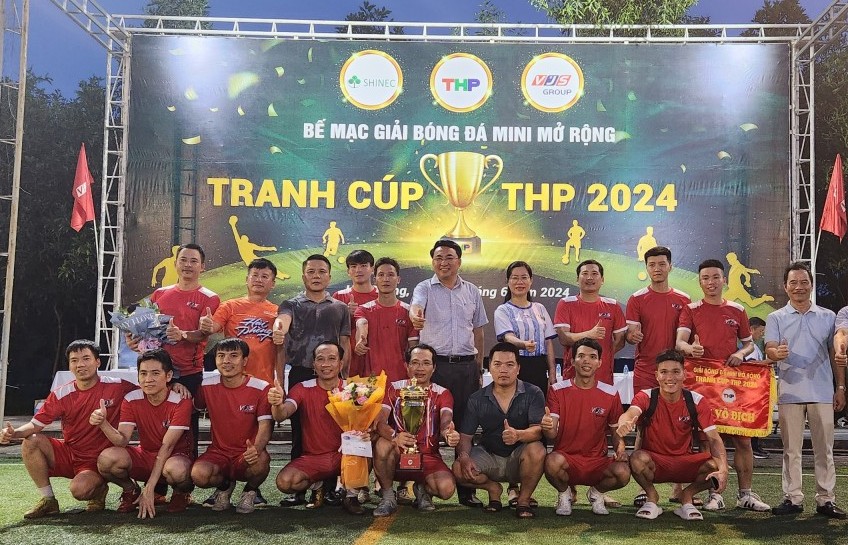 Công ty Luyện thép Việt Nhật đoạt giải Nhất cúp THP 2024