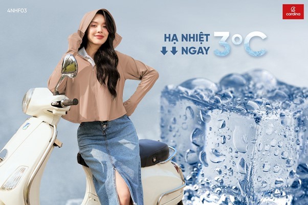 Công nghệ chống UV vượt trội từ áo chống nắng sợi lạnh Cardina