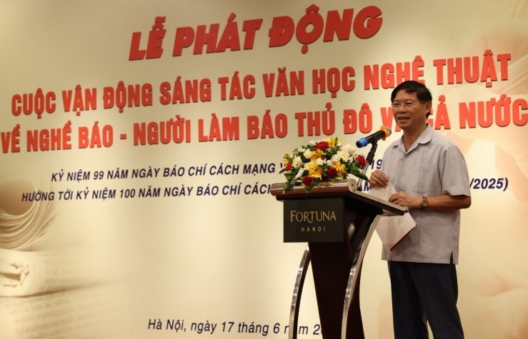Phát động sáng tác văn học nghệ thuật về nghề báo, người làm báo