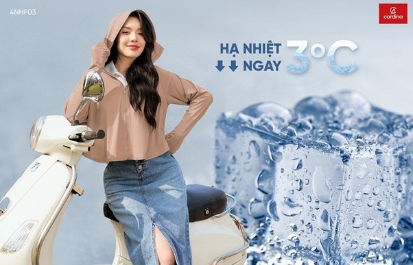 Công nghệ chống UV vượt trội từ áo chống nắng sợi lạnh Cardina