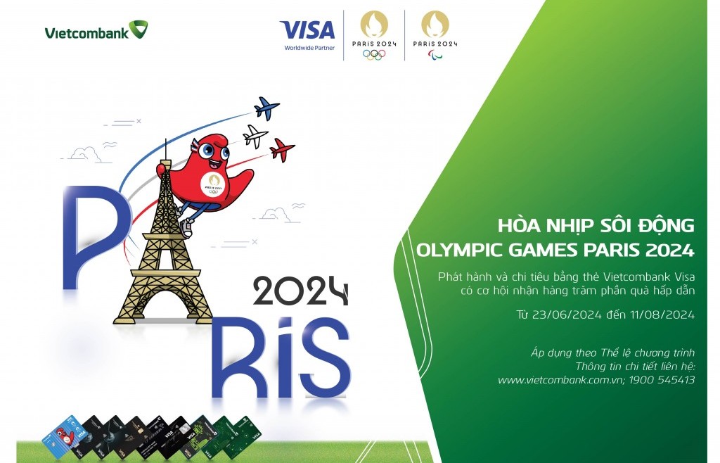 Cùng Vietcombank hòa nhịp Olympic Paris 2024