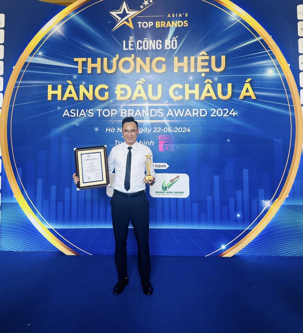 Lê Hùng Group - Tự hào Top 10 thương hiệu hàng đầu Châu Á 2024