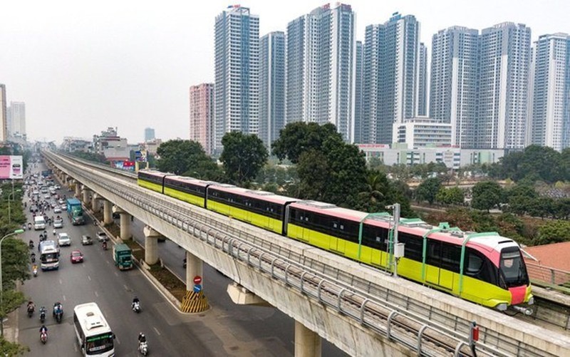 Đường sắt đô thị sẽ giải quyết tốt tình trạng ùn tắc giao thông ở Hà Nội. Ảnh: chinhphu.vn.