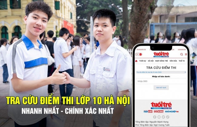 Địa chỉ tra cứu điểm thi vào lớp 10 THPT ở Hà Nội nhanh và chính xác