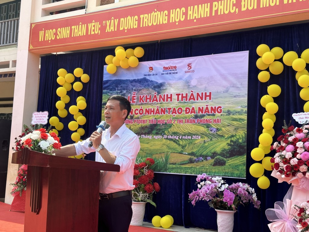 Ông Lê Văn Dương, Phó chủ tịch UBND thị trấn Phong Hải