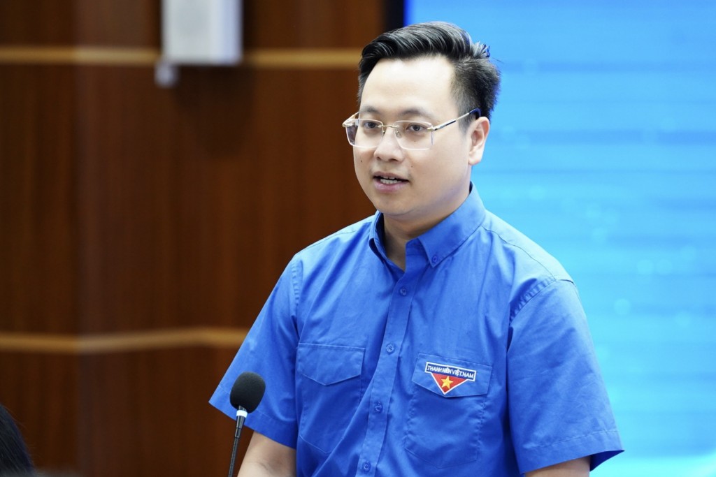 Đồng chí Trần Quang Hưng, Phó bí Thành đoàn Hà Nội 
