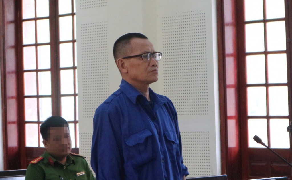 Bị cáo Hà Thanh Xuyên tại phiên tòa.