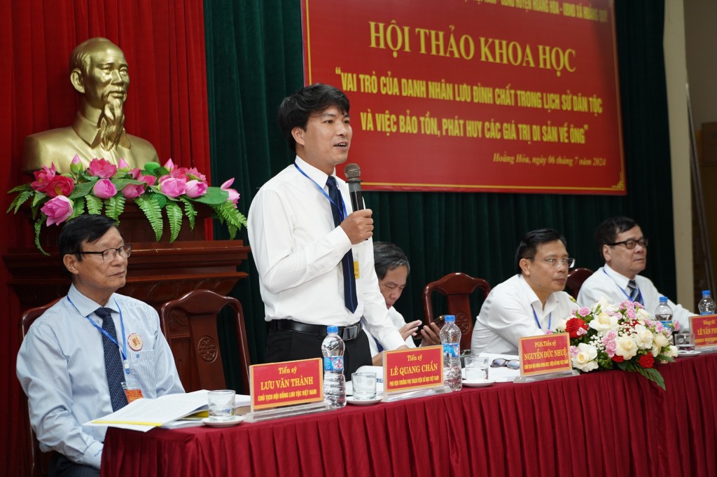 Nhiều ý kiến tại hội thảo nêu bật công lao của Tể tướng Lưu Đình Chất