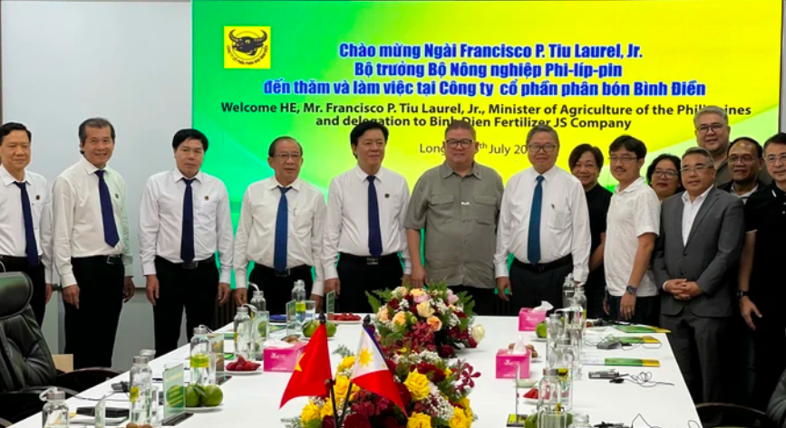 Bộ Nông nghiệp Philippines mong Bình Điền mở rộng thị trường vào Philippines