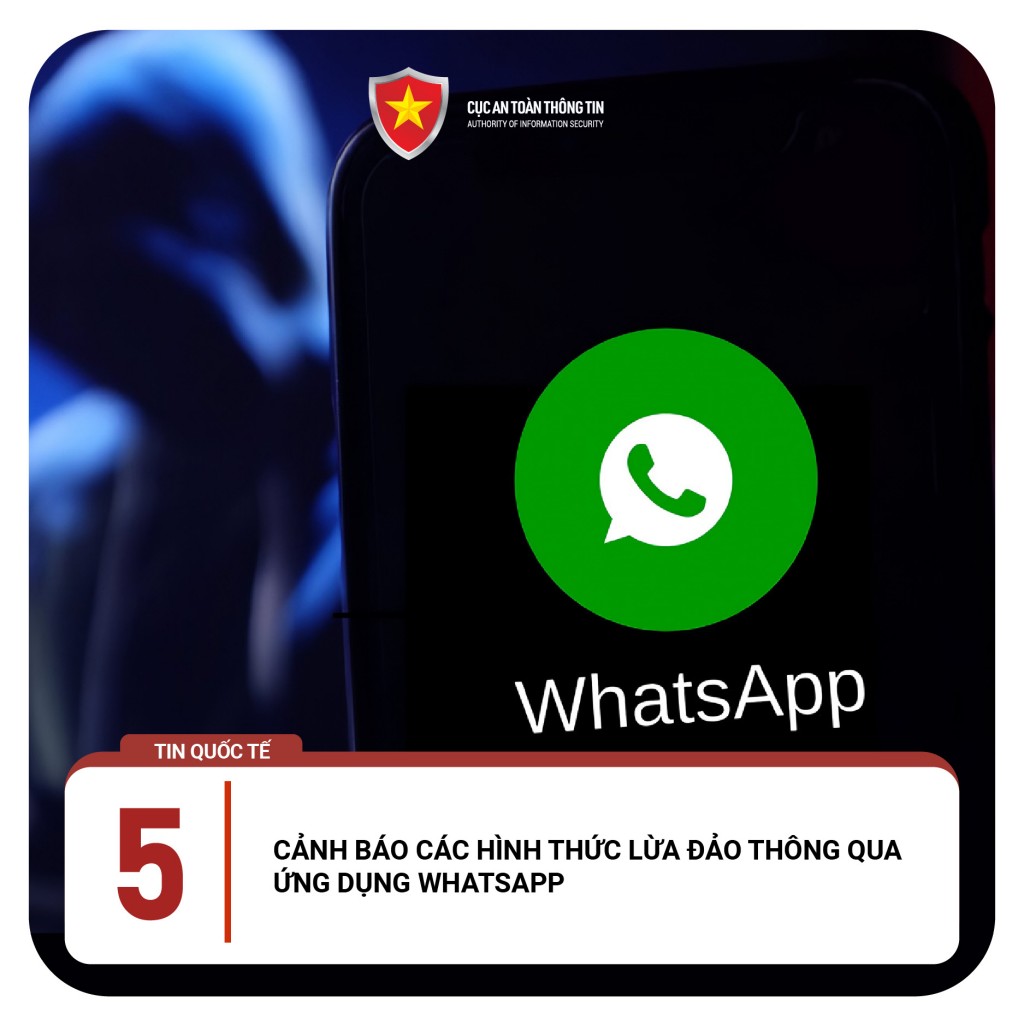 Cảnh báo các hình thức lừa đảo thông qua ứng dụng WhatsApp