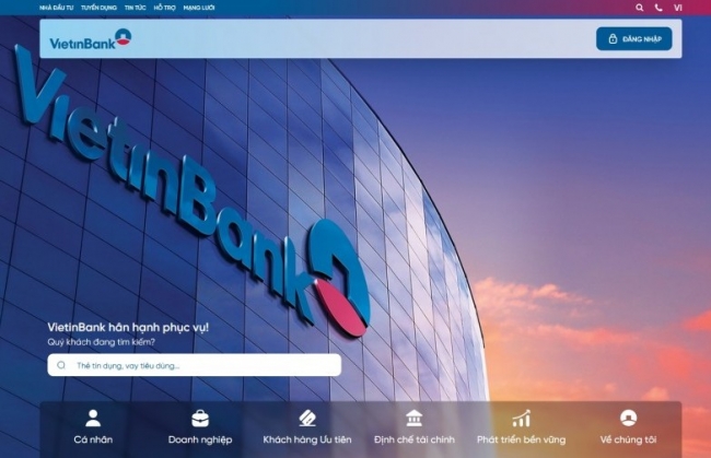 VietinBank nâng tầm trải nghiệm với website mới