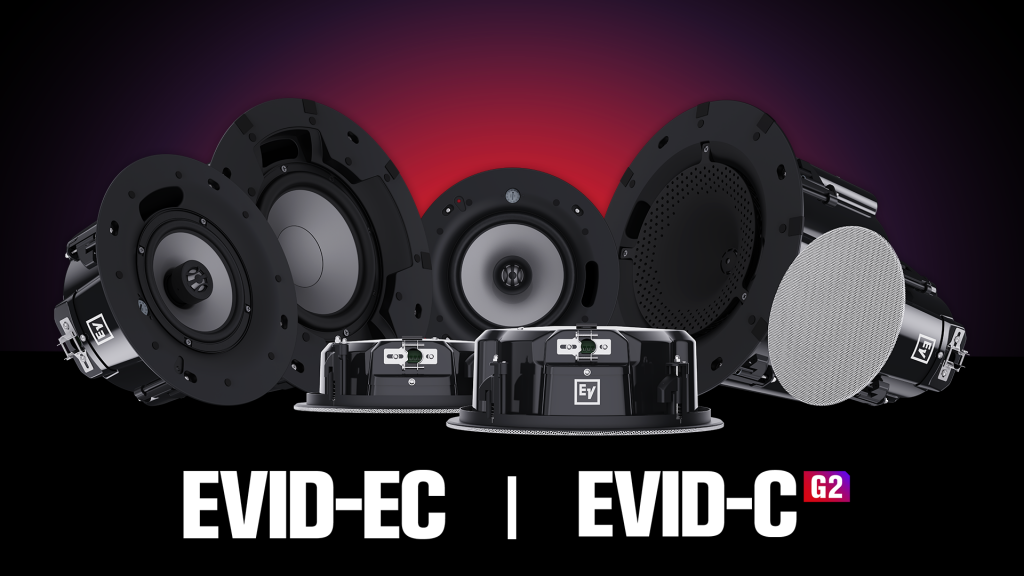 Electro-Voice ra mắt dòng loa âm trần EVID thế hệ mới: EVID-C-G2 và EVID-EC