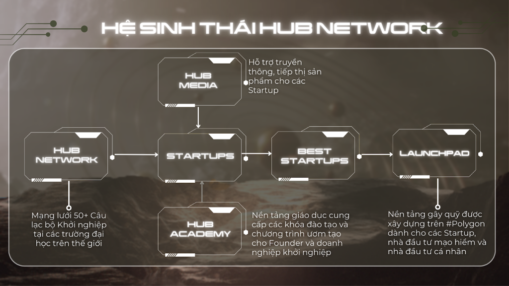 Hệ sinh thái Hub Network.