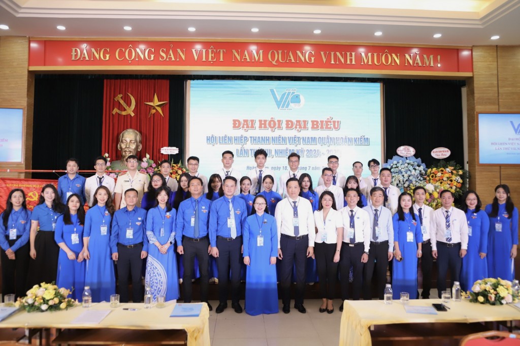 Các Đại biểu, khách mời Đại biểu Hội Liên hiệp Thanh niên (LHTN) Việt Nam quận Hoàn Kiếm