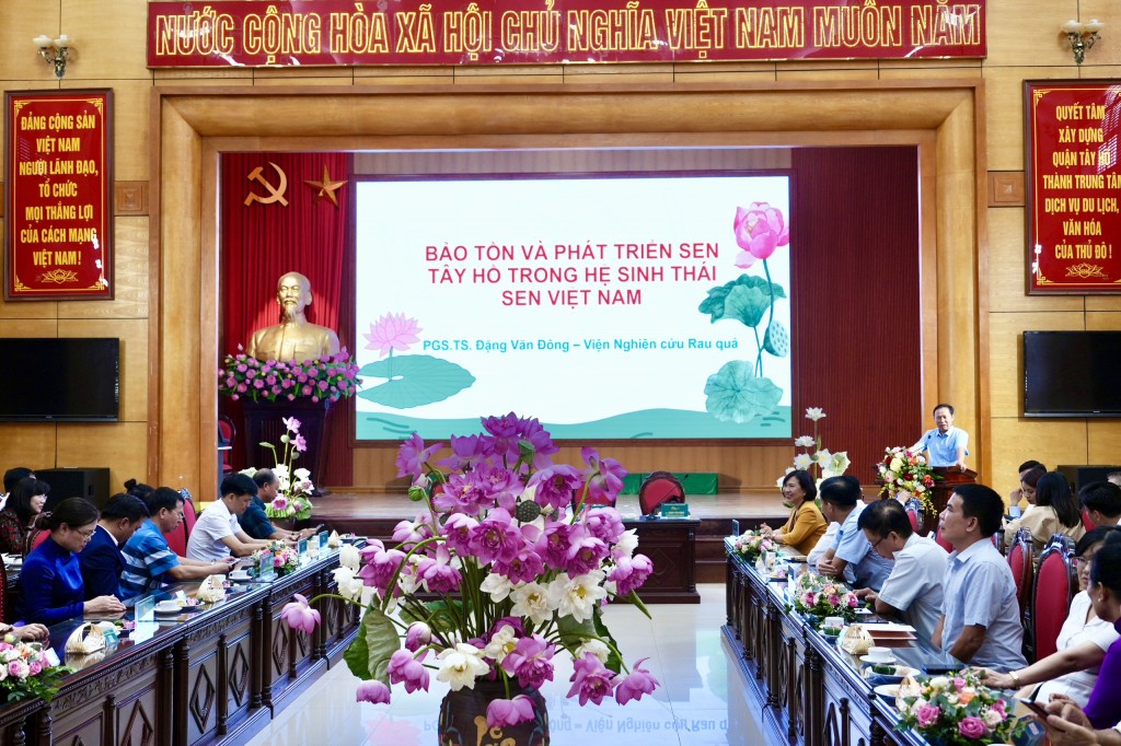Bảo tồn và phát triển hoa sen Việt Nam