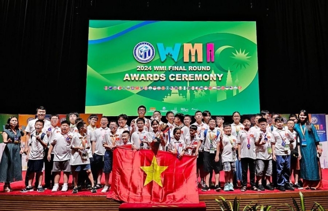 Học sinh Hà Nội tỏa sáng tại kỳ thi Toán quốc tế WMI 2024