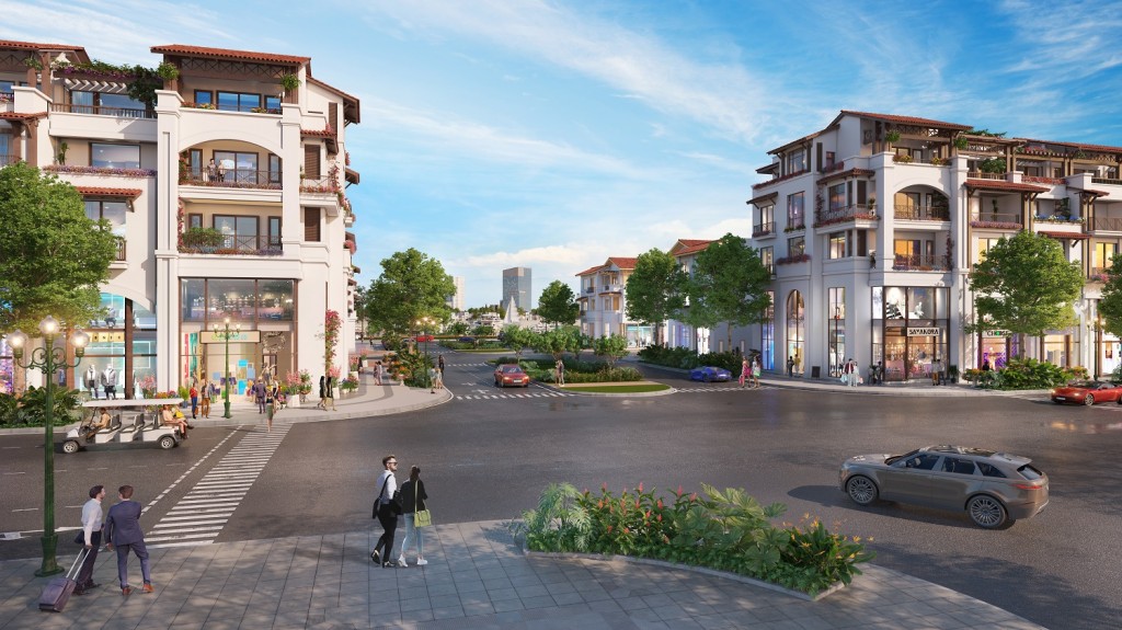 “Bản Sonata” đậm tinh thần Hội An và sức sống giao thương. Ảnh phố cảnh minh họa Sun Property