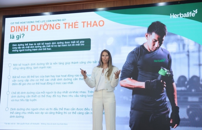 Herbalife và Liên đoàn Bóng đá Việt Nam tổ chức buổi đào tạo về dinh dưỡng khoa học trong thể thao