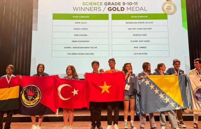 Học sinh Việt Nam đạt thành tích xuất sắc tại Olympic STEM quốc tế