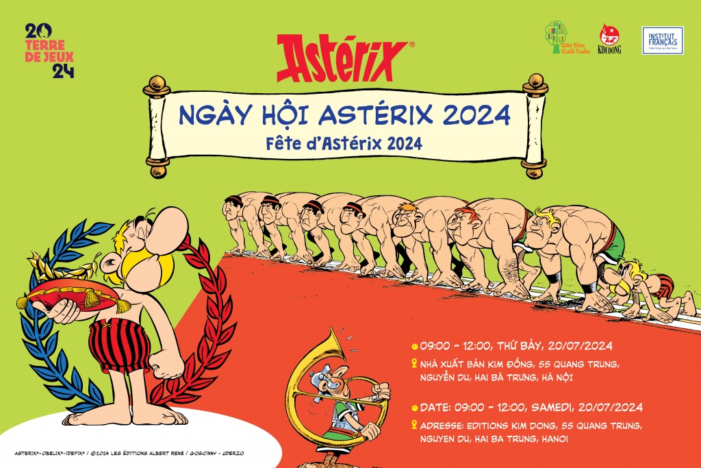 Ngày hội Astérix diễn ra tại Hà Nội và Thành phố Hồ Chí Minh