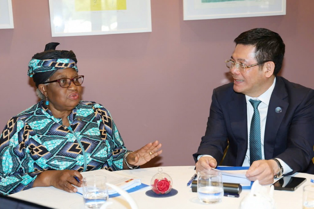 Bộ trưởng Nguyễn Hồng Diên tiếp Tổng Giám đốc WTO Ngozi Okonjo Iweala