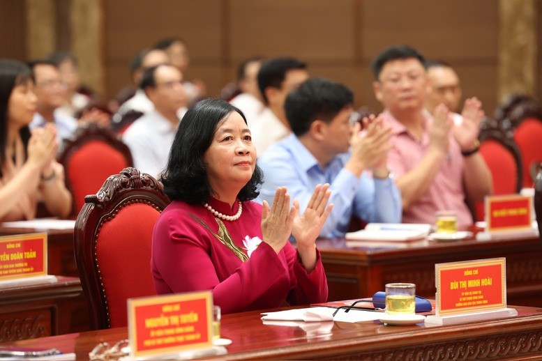 Tân Bí thư Thành uỷ Hà Nội Bùi Thị Minh Hoài