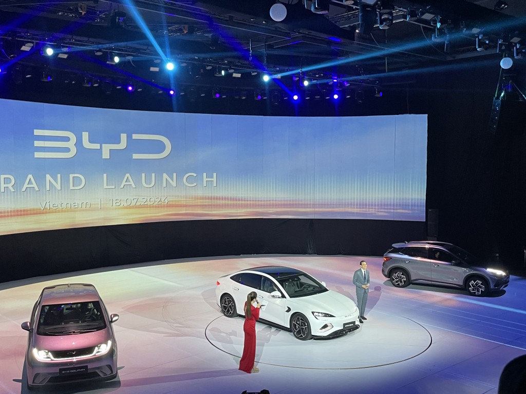 Công bố giá bán 3 mẫu ô tô điện của BYD tại Việt Nam