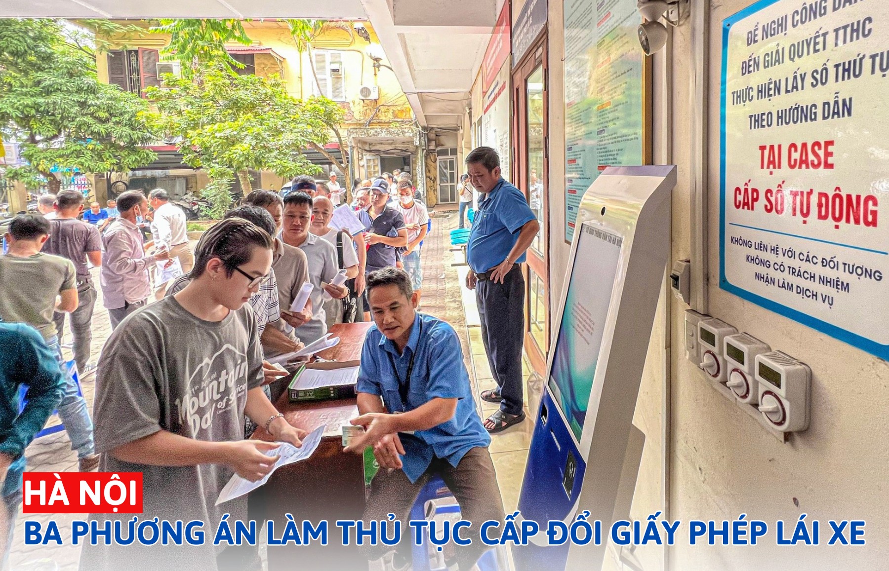 3 phương án làm thủ tục cấp đổi giấy phép lái xe