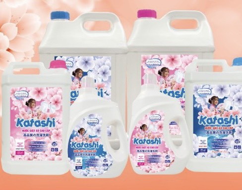 Nước giặt Katashi hương ban mai diệt khuẩn lưu hương thơm lâu đến 72 giờ