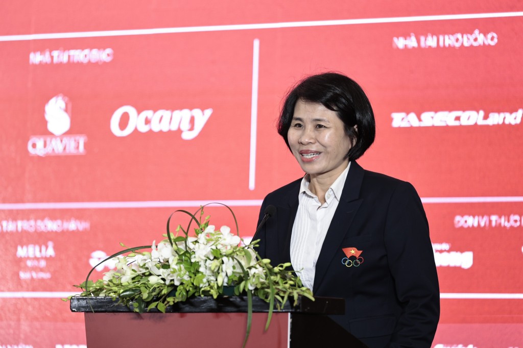 bà Lê Thị Hoàng Yến - Phó Cục trưởng Cục Thể dục - Thể thao