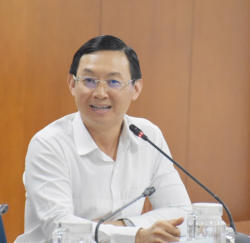 Giám đốc Sở Ngoại vụ TP HCM Trần Phước Anh thông tin về chương trình Đối thoại hữu nghị TP HCM lần thứ 2