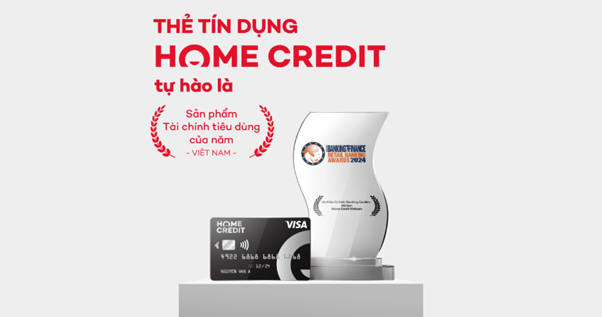 Thẻ tín dụng Home Credit Việt Nam được vinh danh là ‘Sản phẩm Tài chính tiêu dùng của năm’ tại Giải thưởng Asian Banking & Finance 2024