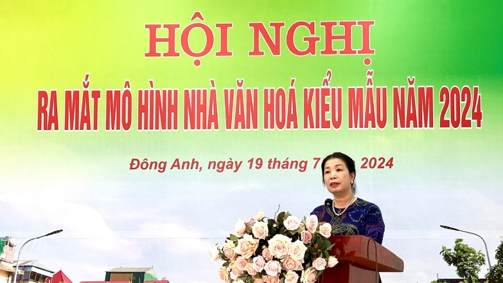 Kinh nghiệm hay trong xây dựng mô hình nhà văn hóa kiểu mẫu tại Đông Anh